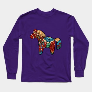 Dala Horse Long Sleeve T-Shirt